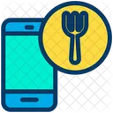 Mobile Food Online Food Icon