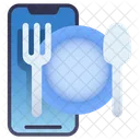 Mobile Food Application  Icon