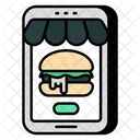 Mobile Food Order Mobile Burger Mobile Food App Icon