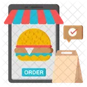 Mobile food order  Icon