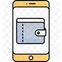 Mobile Geldbörse  Symbol