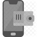 Mobile Geldbörse  Symbol