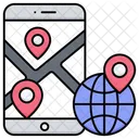 Geolocation Internet Travel Icon