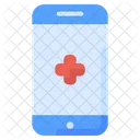 Mobile Gesundheit Online Medizinische Dienste Icon