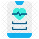 Mobile Gesundheits-Apps  Symbol