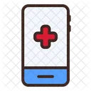 Mobile Gesundheitsanwendung  Symbol