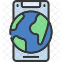 Clipboard Globe Earth Icon