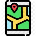 GPS 글로벌 포지셔닝 아이콘