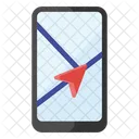 Mobile Gps Mobile Location Pinpointer Icon