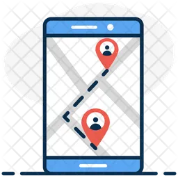 Mobile Gps  Icon