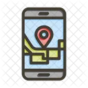 Mobile Location Mobile Navigation Gps Icon