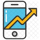 Grafico mobile  Icon