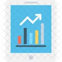 Graph Infographic Mobile Icon