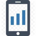 Mobile Graph  Icon