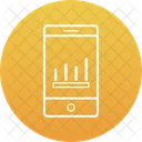 Mobile Graph Online Graph Business Icon