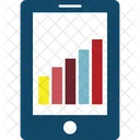 Online Graph Online Infographics Mobile Graph Icon