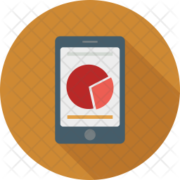 Mobile graphs Icon