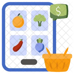 Mobile Grocery  Icon