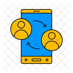 Mobile group call  Icon