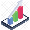 Mobile Growth Chart Icon