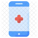 Mobile Health Online Medical Services Icon