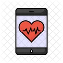 Mobile Health  Icon