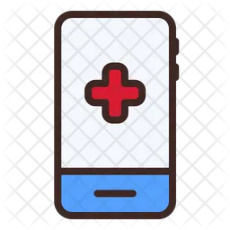 Mobile Health Application  Icon
