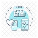 Mobile health applications  Icon