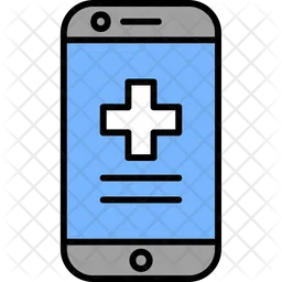 Mobile health care cell mobile phone smartphone  Icon