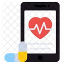 Online Medication Mobile Healthcare Online Consultation Icon