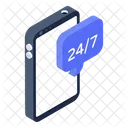 Customer Support Customer Services 24 Hours Services Icon
