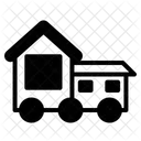 Mobile Home Caravan Camper Van Icon
