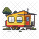 Caravan Camper Van Camper Icon