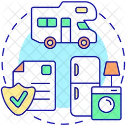Mobile home insurance  Icon