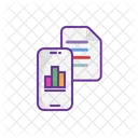 Mobile Analysis Graph Icon