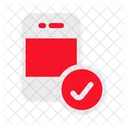 Mobile Approve Completed Task Icon