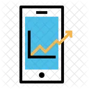 Mobile Marketing Growth Icon