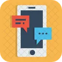 Mobile Phone Chat Icon
