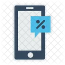 Mobile Profit Discount Icon