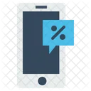 Mobile Profit Discount Icon