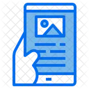 Mobile Hand Technology Icon