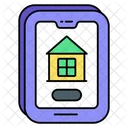 Mobile Immobilien  Symbol