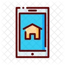 Mobile Immobilien Online Immobilienbuchung Mobile Immobilien Symbol