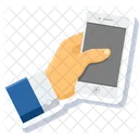 Mobile In Hand Icon