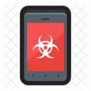 Mobile Infection Virus Icon