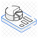 Datenanalyse Mobile Analyse Online Diagramm Symbol