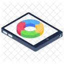 Mobile Graph Mobile Analytics Mobile Infographic Icon