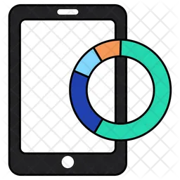 Mobile Infographic  Icon