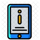 Mobile Information  Icon