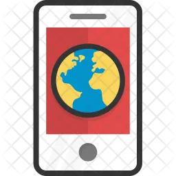 Mobile Internet  Icon